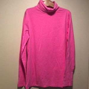 Cherokee turtleneck long sleeve top! Hot Pink! Soft & Stretchy! Girls L!